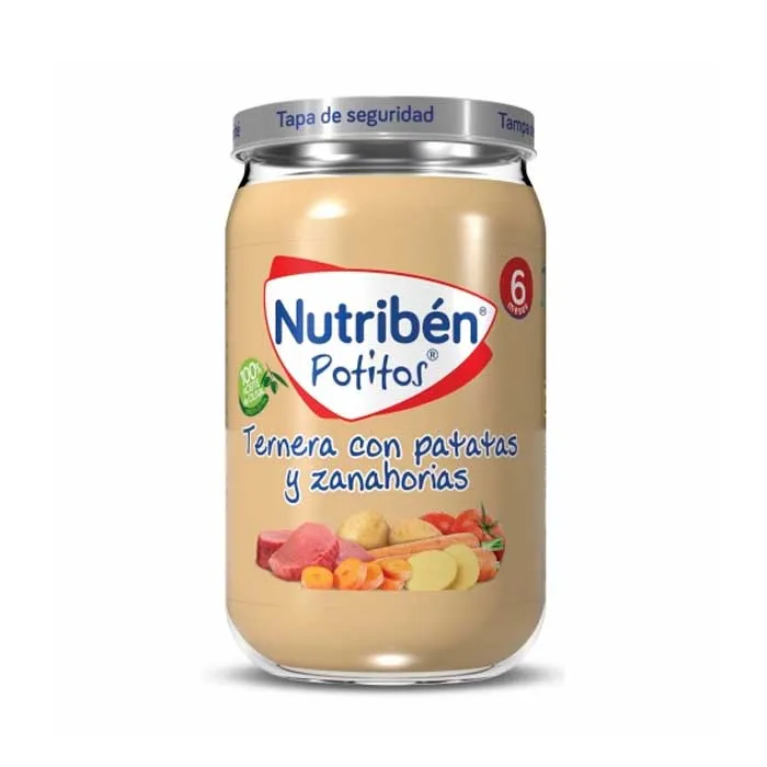 Nutribén Potito Boeuf, Pommes de Terre et Carottes 235g