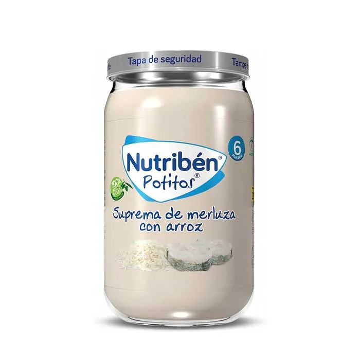 Nutribén Potito Merlu, Pois et Carotte 235g