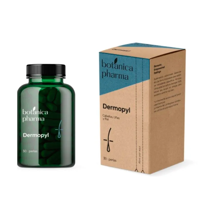 BotánicaPharma Dermopyl Cabellos Uñas y Piel 30 Perlas