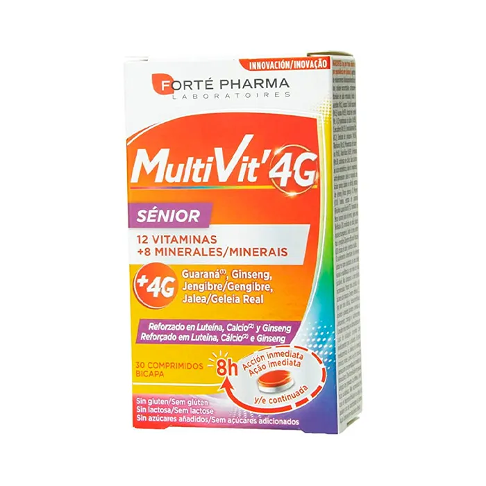 Forté Pharma 12 Multivit 4G Sénior 30 Tabletten