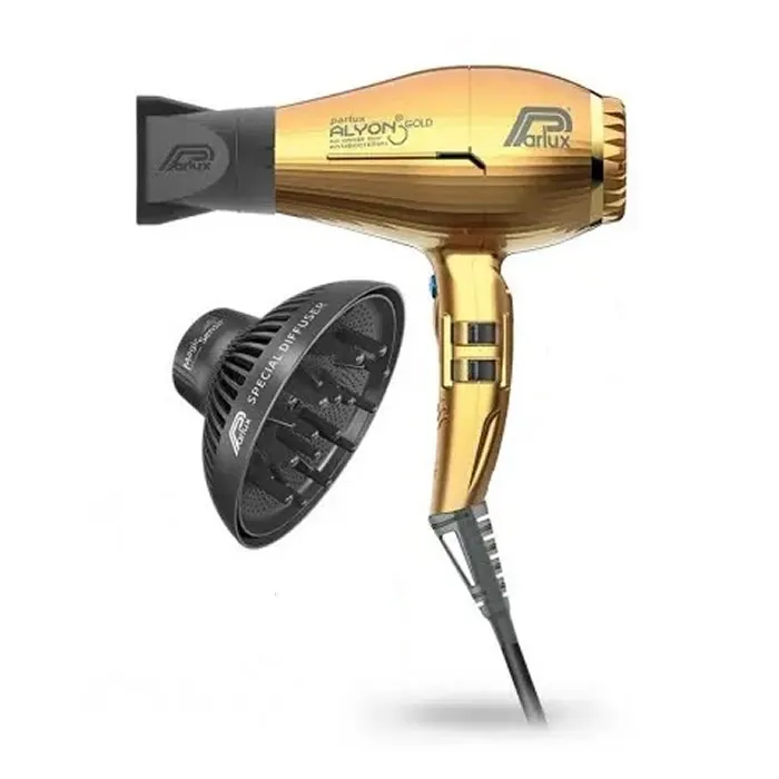 Parlux Hair Dryer Alyon Gold + Diffuseur