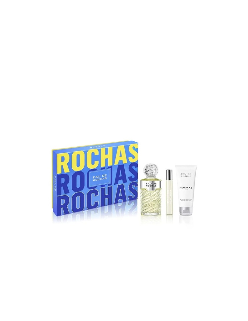 Komplekts Eau Rochas Edt 100ml Body 100ml Edt 20ml@