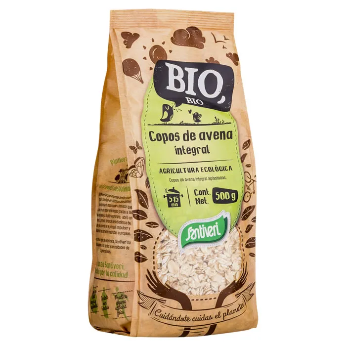Santiveri Copos Avena Integral Bio Bolsa 500g