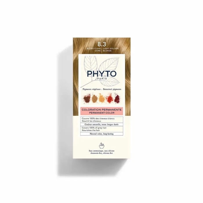 [311150] Phyto Coloración De Cabello Phytocolor 8.3 Rubio Claro Dorado 180g