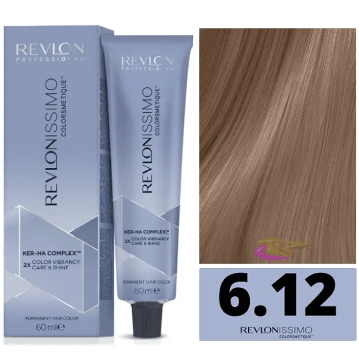 [313965] Revlon Revlonissimo Colorsmetique 6,12 Rubio Oscuro Ceniza Irisado 60ml