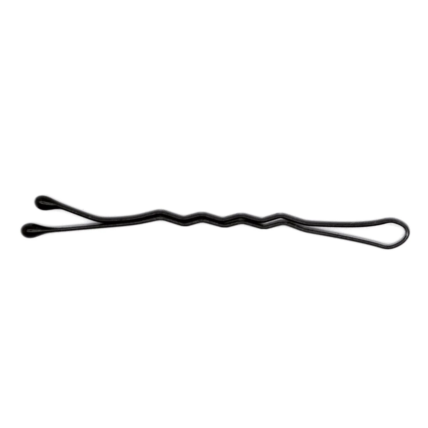 [322028] Eurostil Cabello Caja De Clips Doble Onda Negro Negro 24un