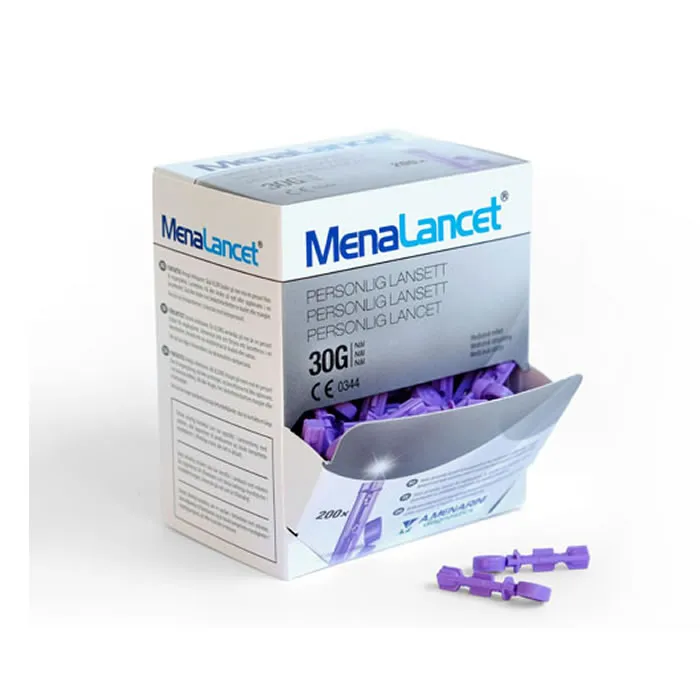 Menalancet 30g 200 Lancetas