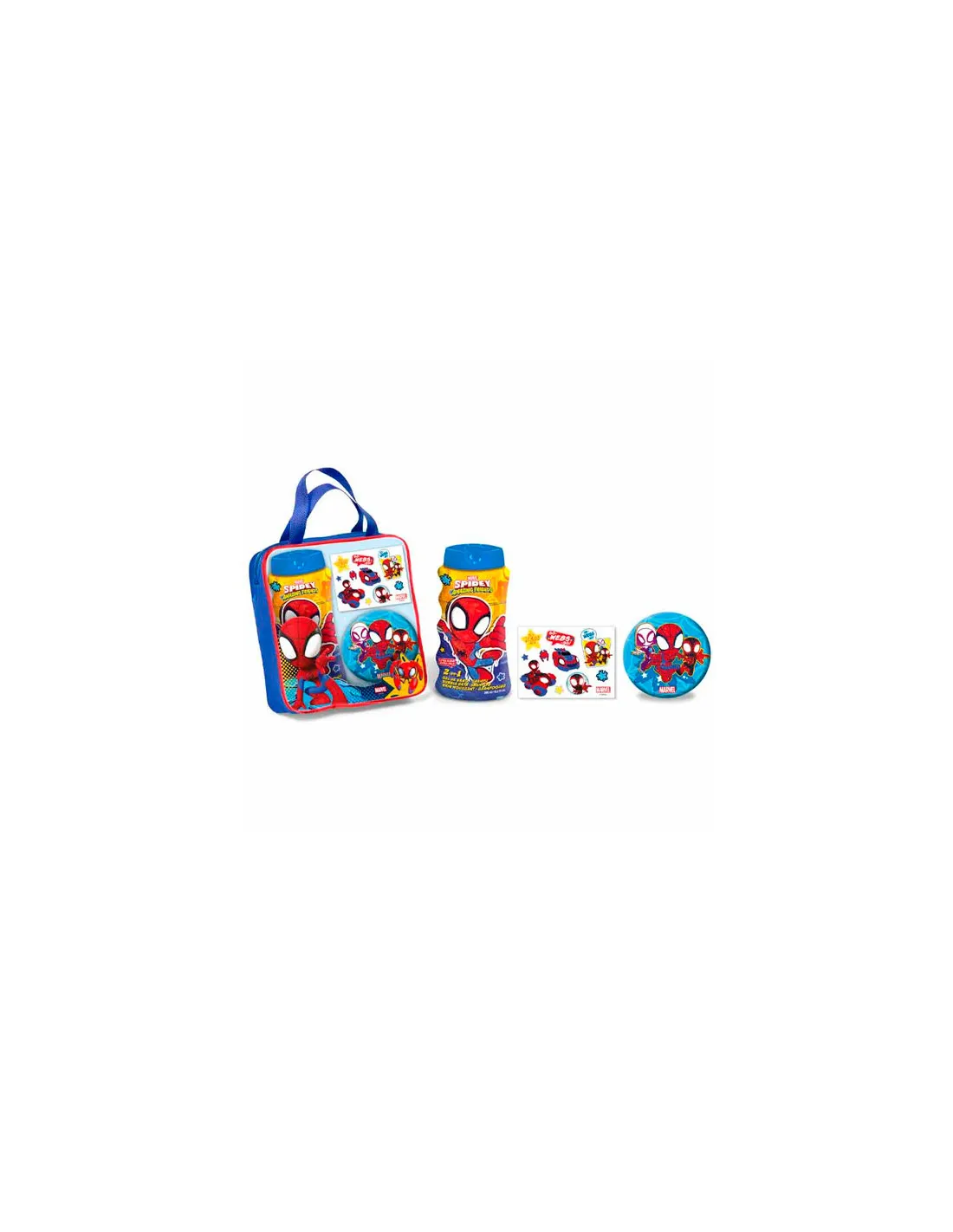 [344821] Cartoon Lorenay Spiderman Bolsa De Baño Tatuajes Gel 300ml