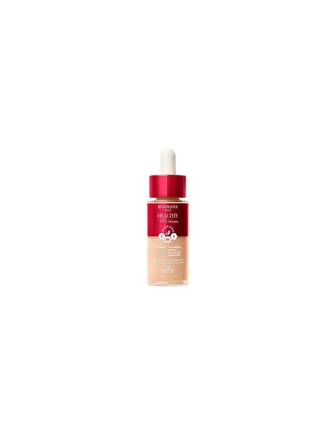 [354542] Bourjois Healthy Mix Serum Foundation Base De Maquillaje 53w-Light Beige 30ml