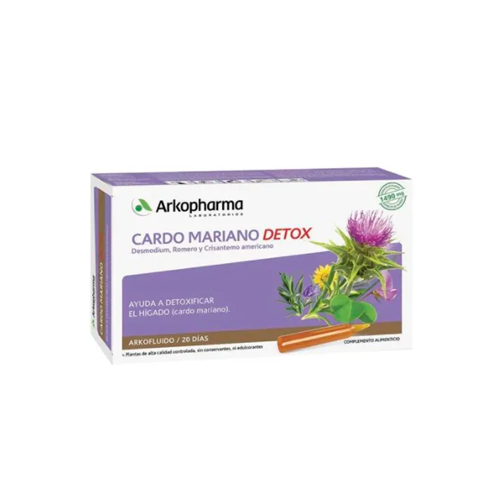 Arkopharma Cardo Mariano 20 Ampollas