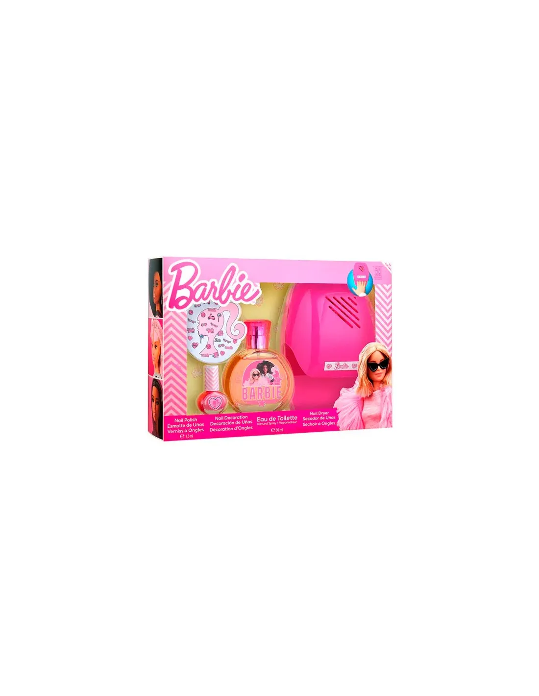 [356335] Cartoon Air-Val Barbie Set Edt 50 Kit Manicura