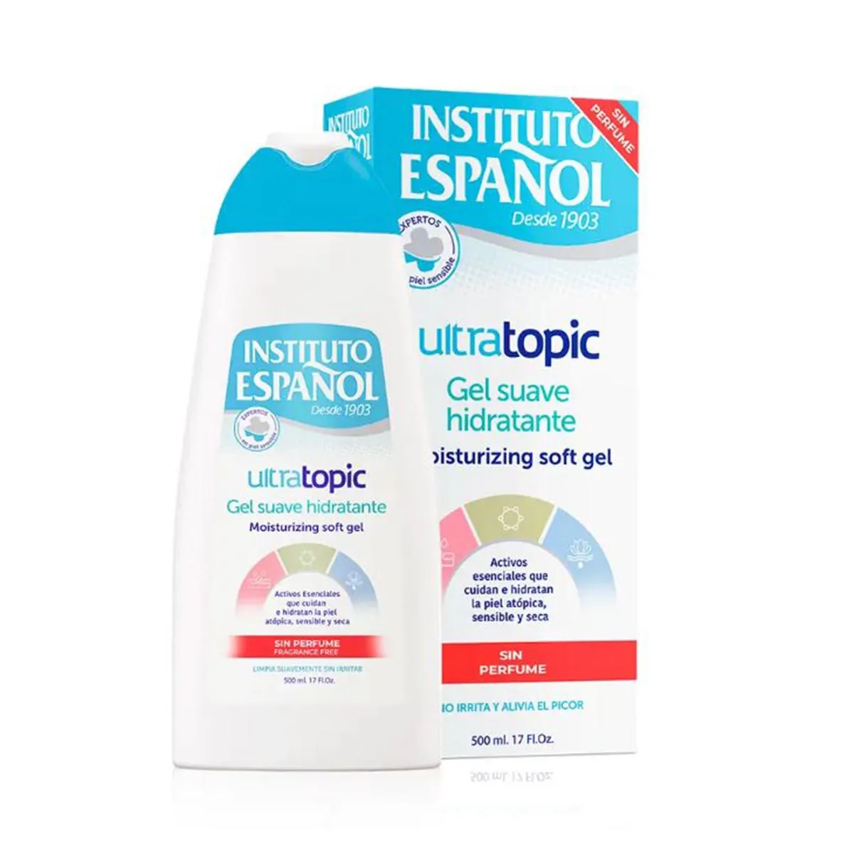 [367449] Instituto Español Ultratopic Gel Hidratante Suave Sin Perfume 500ml
