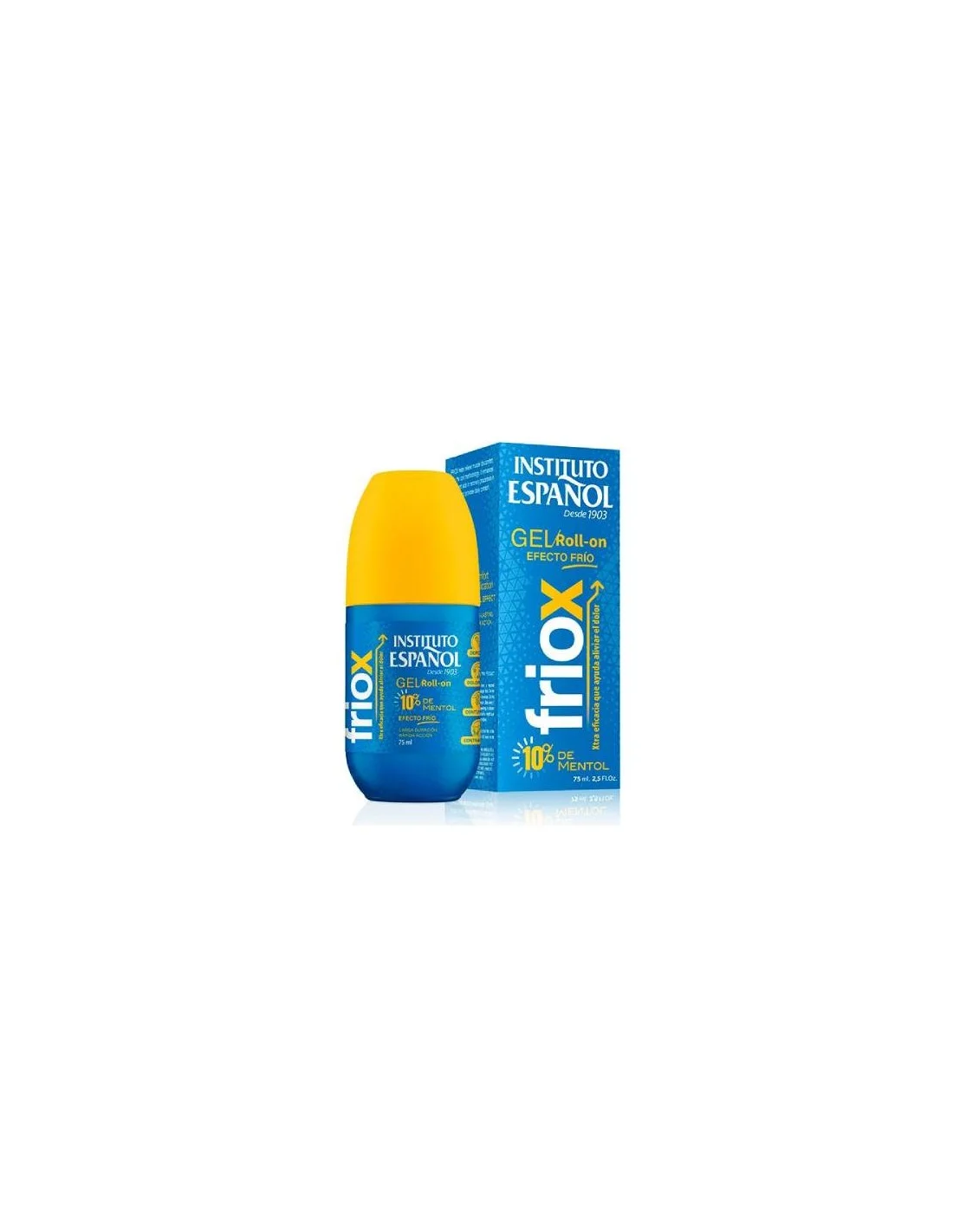 [375824] Instituto Español Gel Frio Friox Calmante 75 Rollon 10 Mentol