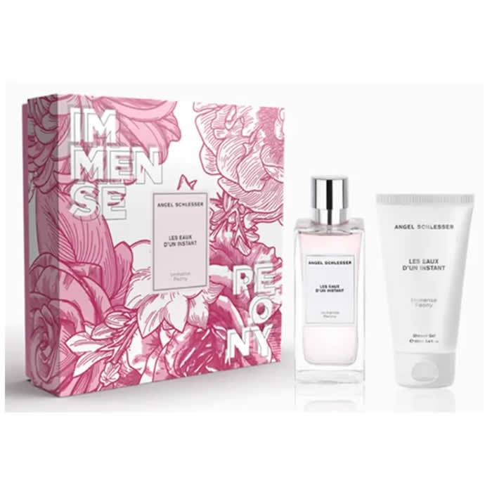 Angel Schlesser Les Eaux D'Un Instant Immense Peony Eau De Toilette Spray 100ml Caixa 2 Produtos