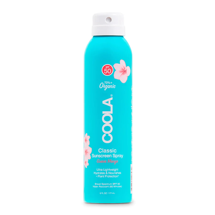 Coola Classic Body organsko pršilo za sončenje SPF50 Guava Mango 177 ml