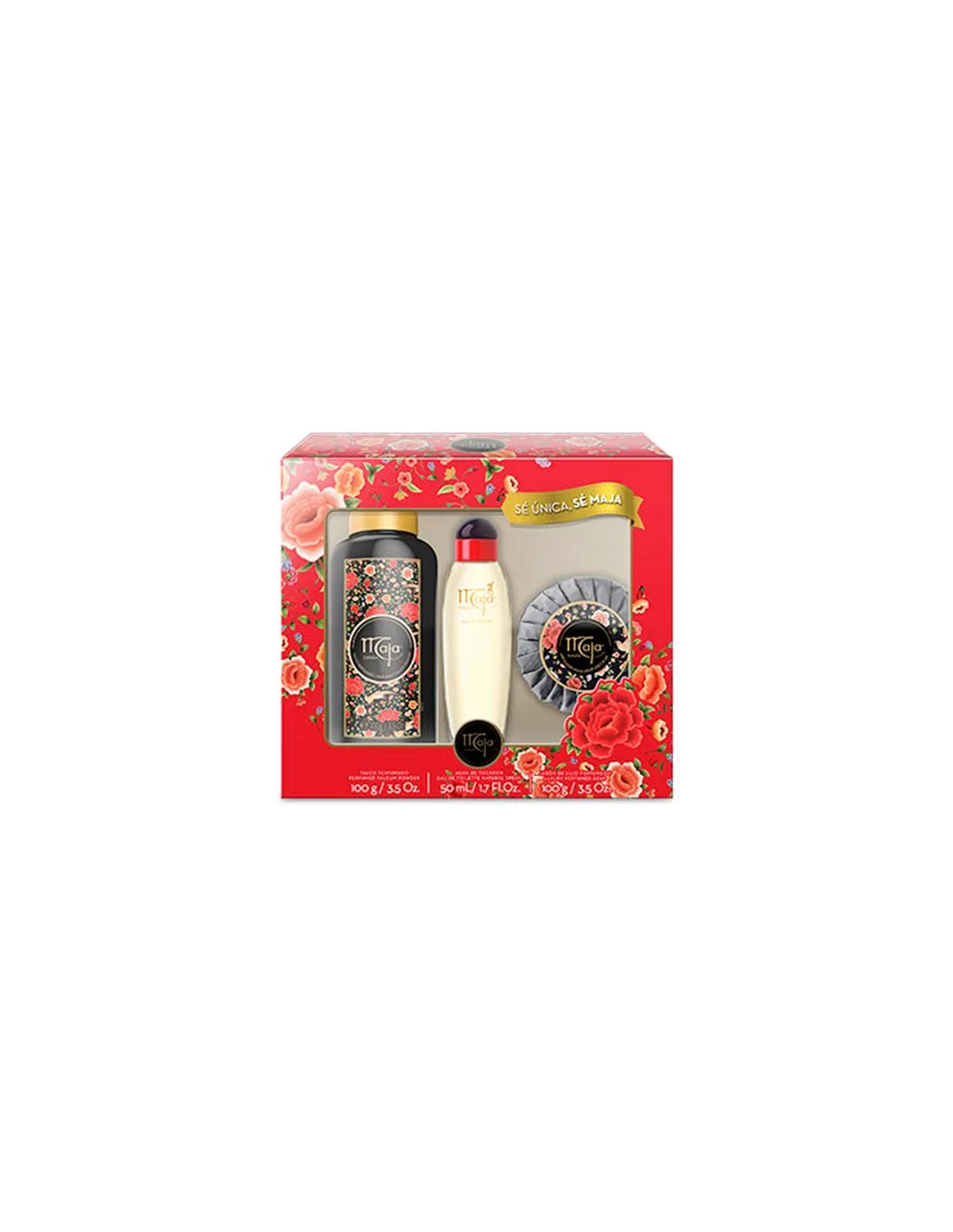 Maja Edt Spray 50ml Talco 100g Jabon 100grsets