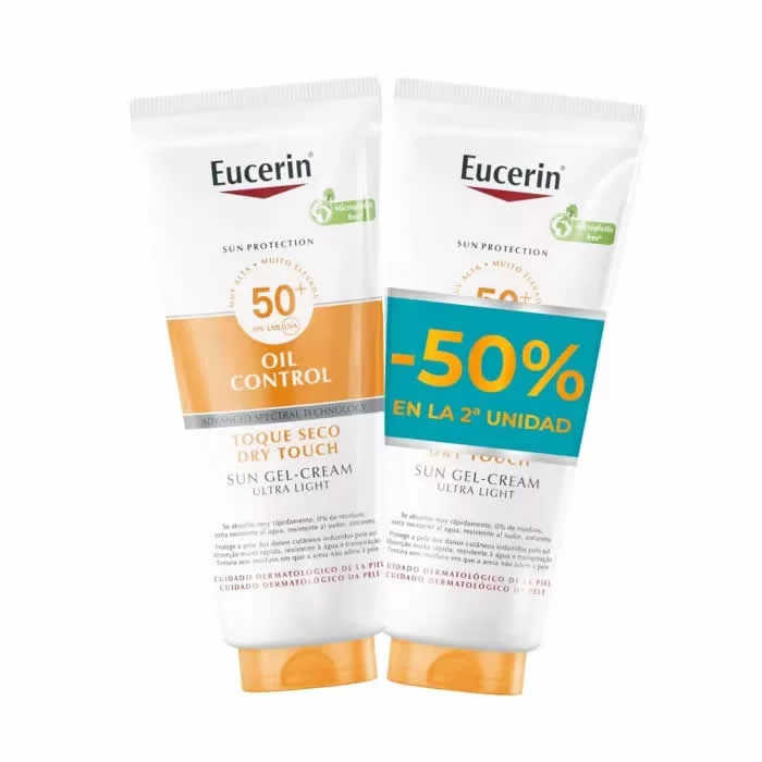 [412635] Eucerin Oil Control Dry Touch Sun Gel Cream Ultra Light 2x200ml