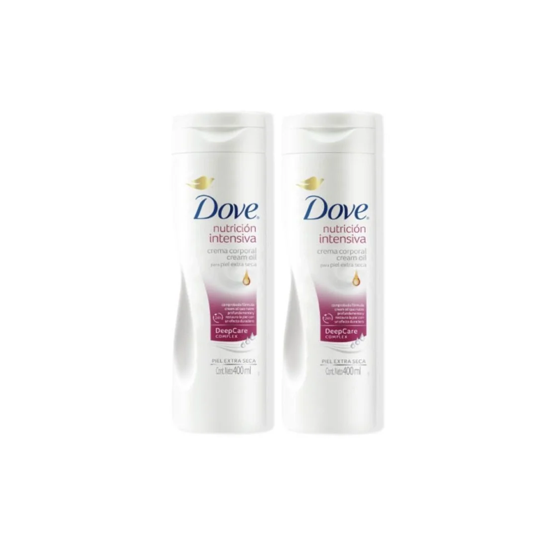 [414725] Dove Body Loc 400ml Intensiva Duplo