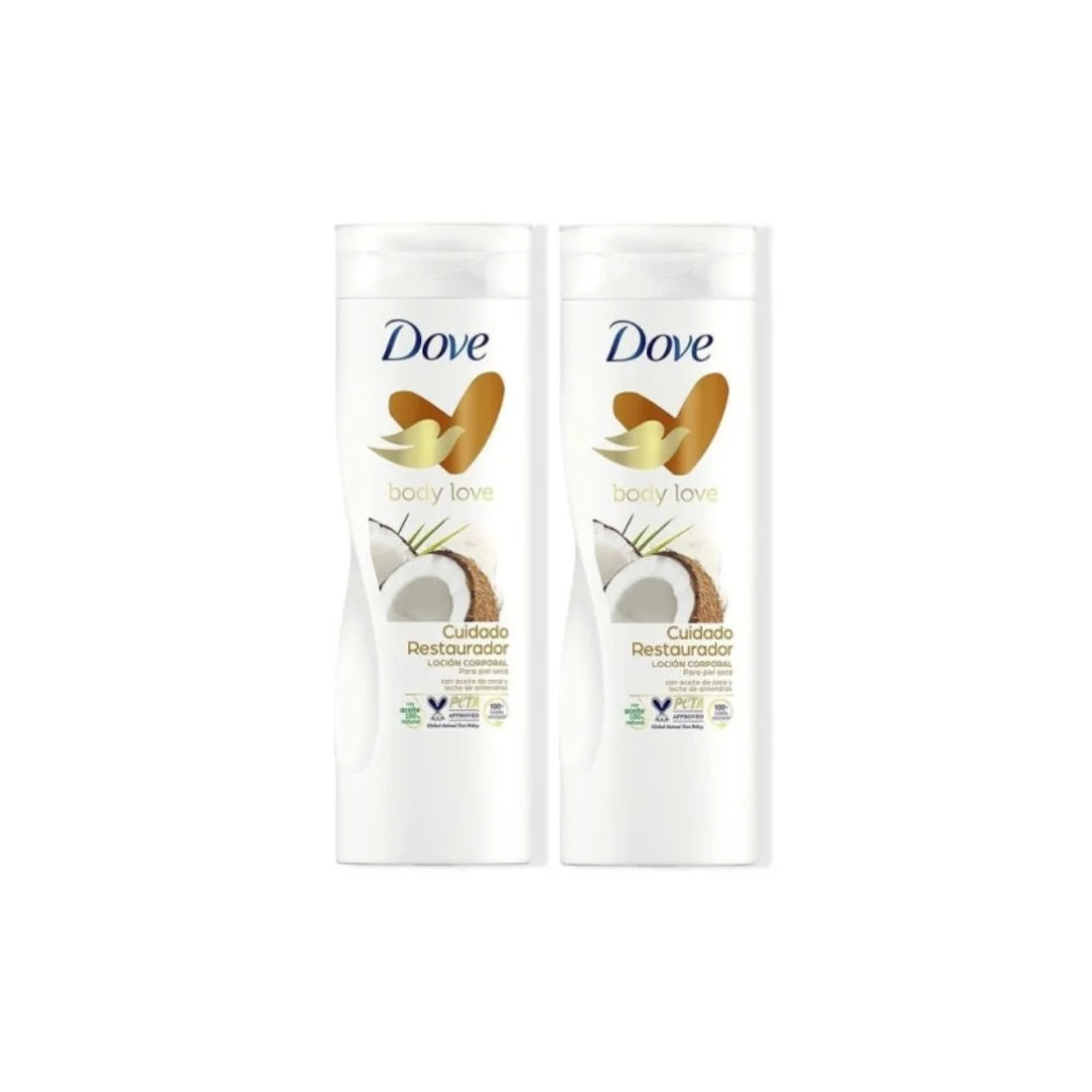 [414726] Dove Body Loc 400ml Coco Duplo