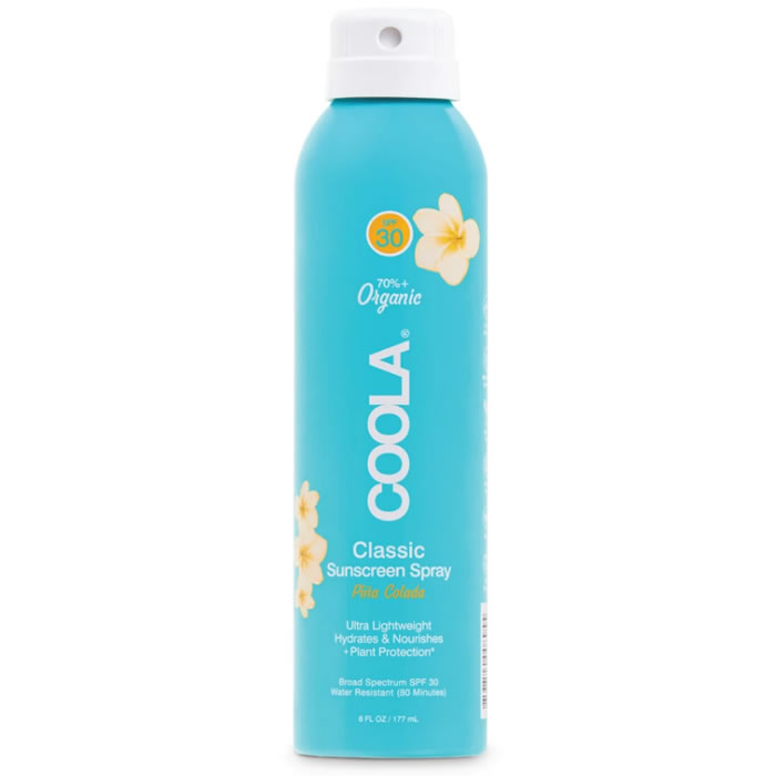 Coola Classic Body Organický opalovací sprej Spf30 Piña Colada 177ml