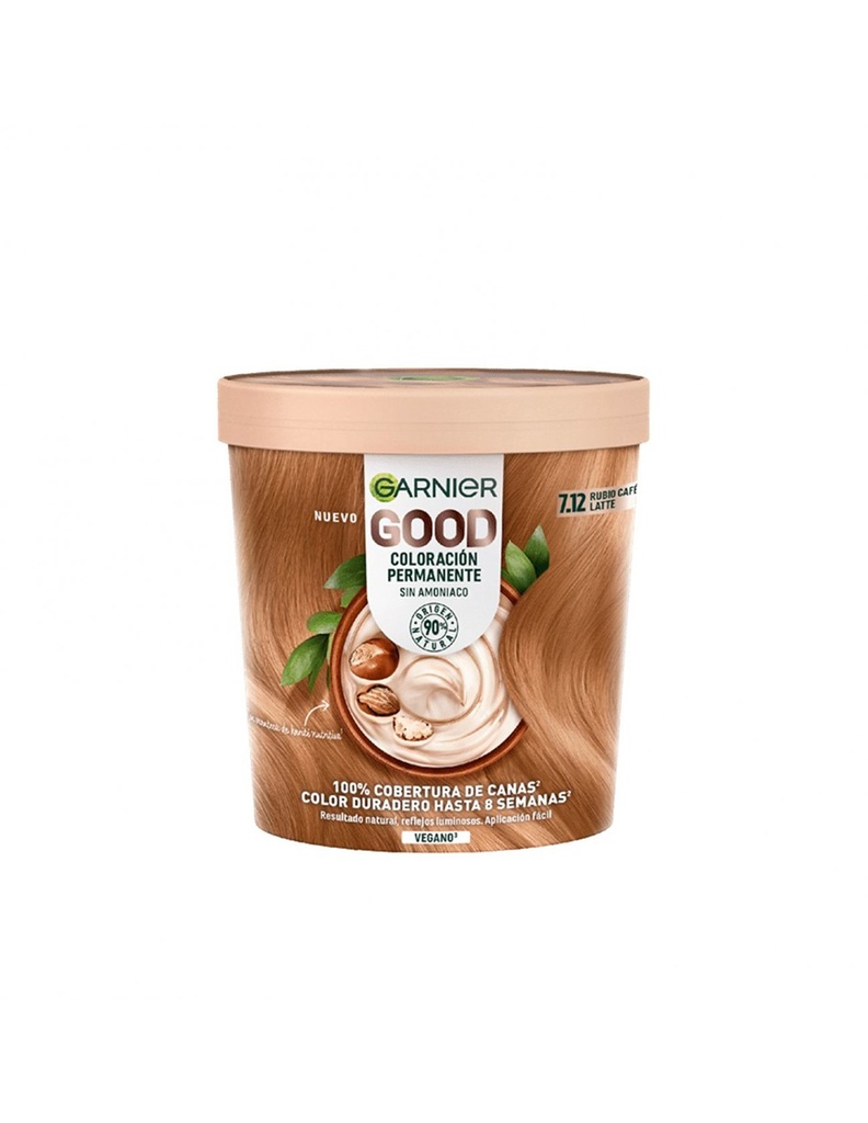 Garnier Good Permanent Color 7.12 Rubio Café Latte 1 U