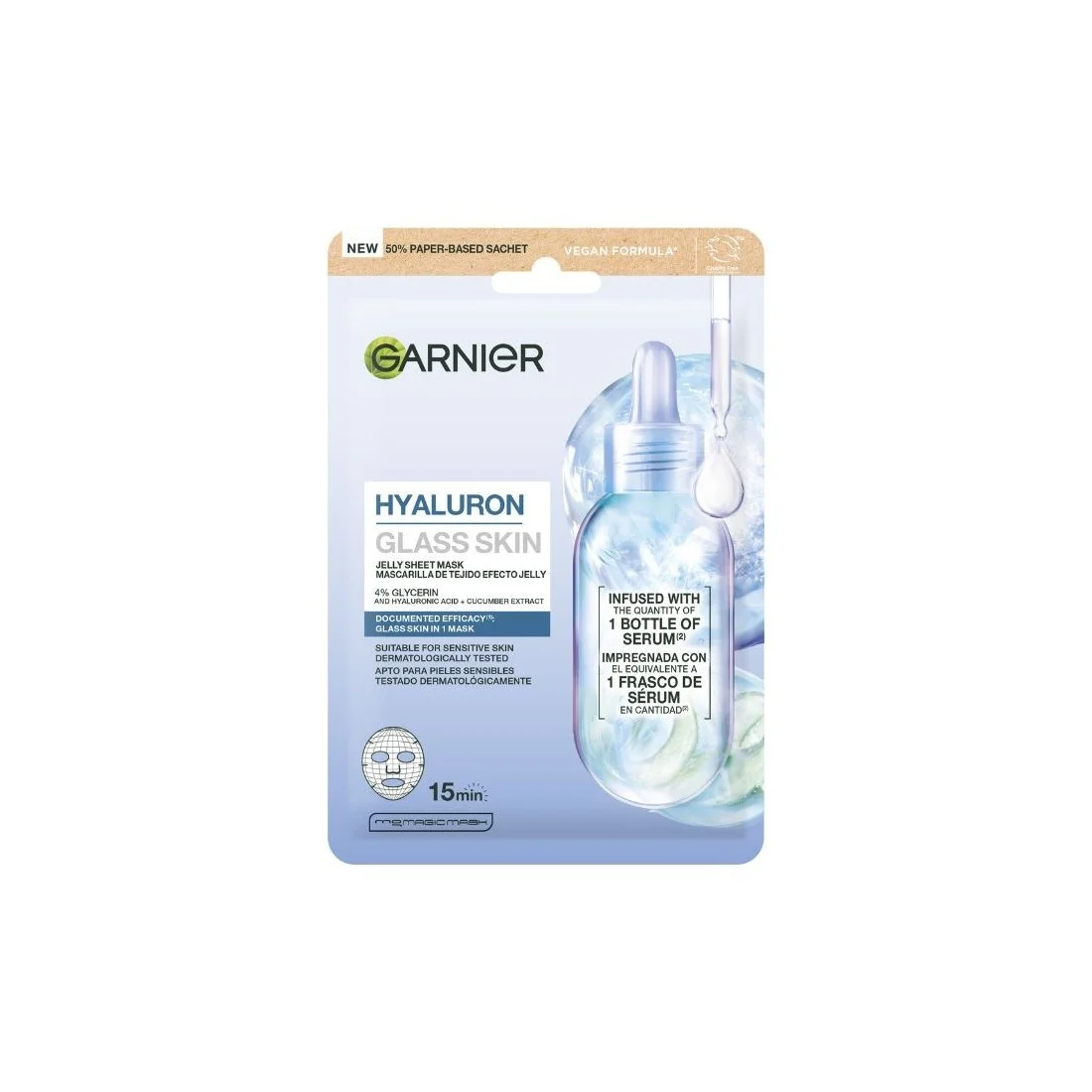 Garnier Pure A Mascarilla Glass Skin