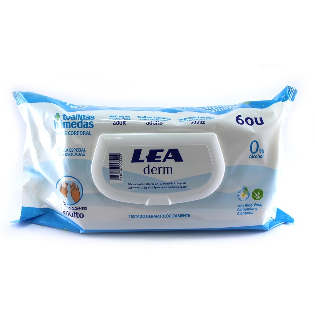 Lea Derm Wipes Pack 60 enheder
