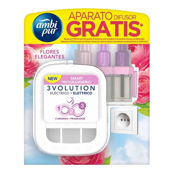 Освежител за въздух Ambi Pur 3 Volution Flores Elegantes