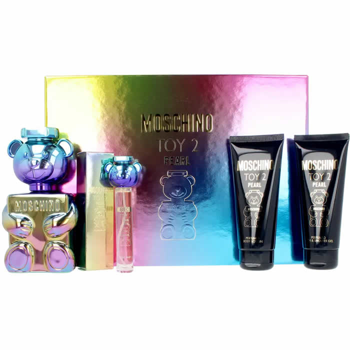 Moschino Toy 2 Pearl Eau De Parfum Spray 100ml Box 4 Products