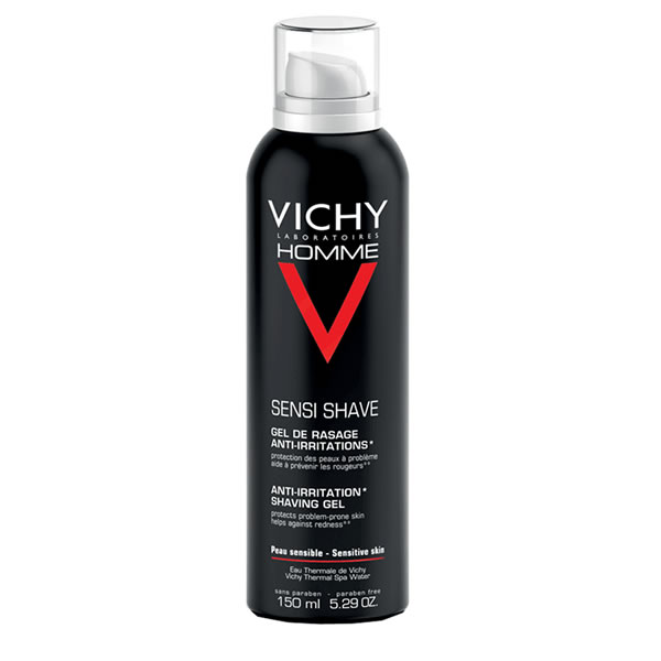 Skutimosi gelis nuo sudirginimo Vichy Homme Sensi Shave 150 ml