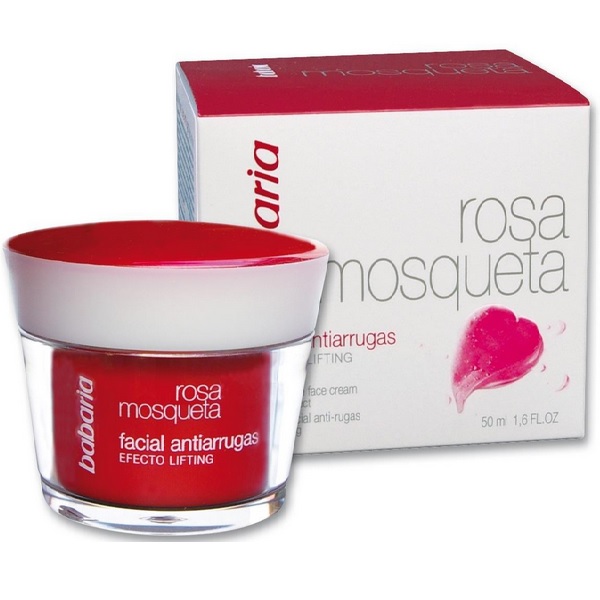 Babaria Crema Facial Antiarrugas Aceite de Rosa Mosqueta 50ml