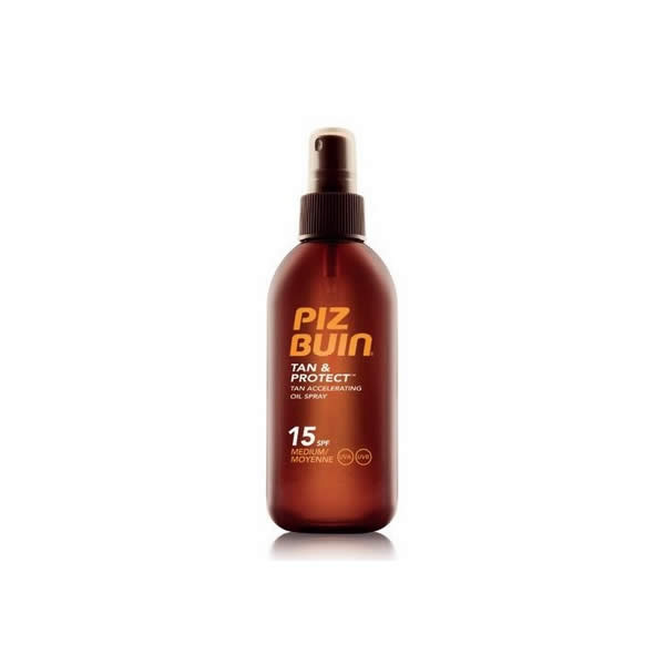 Piz Buin Tan And Protect Tan urychlující olejový sprej Spf15 150ml