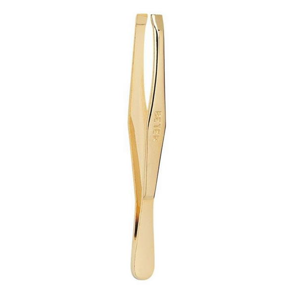 Beter Goldpinzette mit gerader Spitze