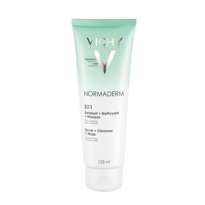 Vichy Normadem Máscara de Limpeza Esfoliante 3 em 1 125ml