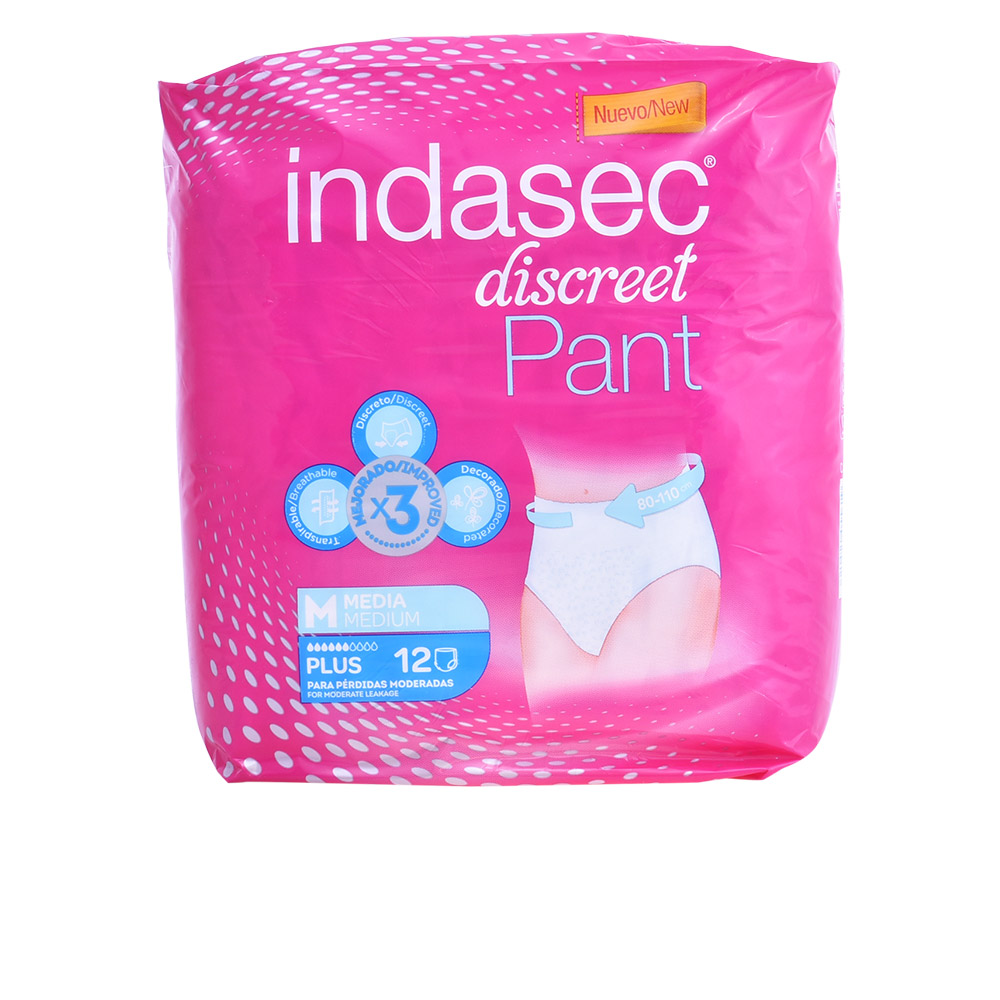 Indasec Pant Plus Medium Størrelse 12 enheder
