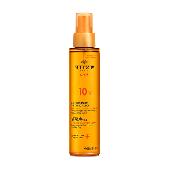 Nuxe Sun Tanning Oil Face And Body Spf10 150 ml