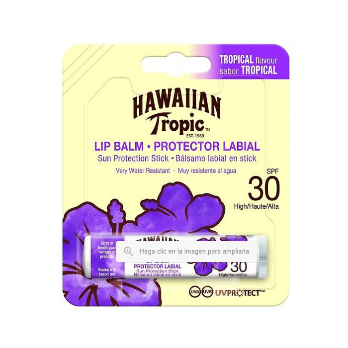 Hawaiian Tropic Lip Balm Protezione solare Stick Spf30 Resistente all'acqua