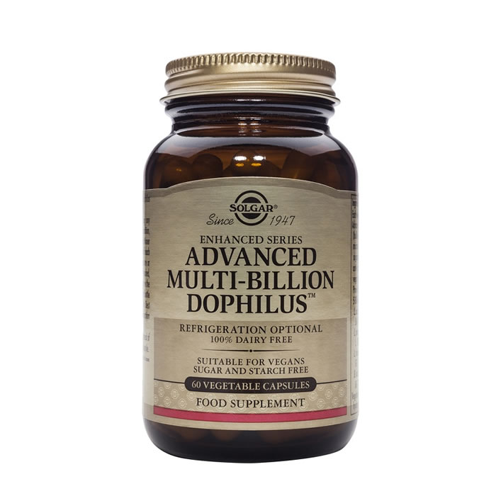 Solgar Multi Billion Dophilus Advanced 60 Cápsulas Vegetales