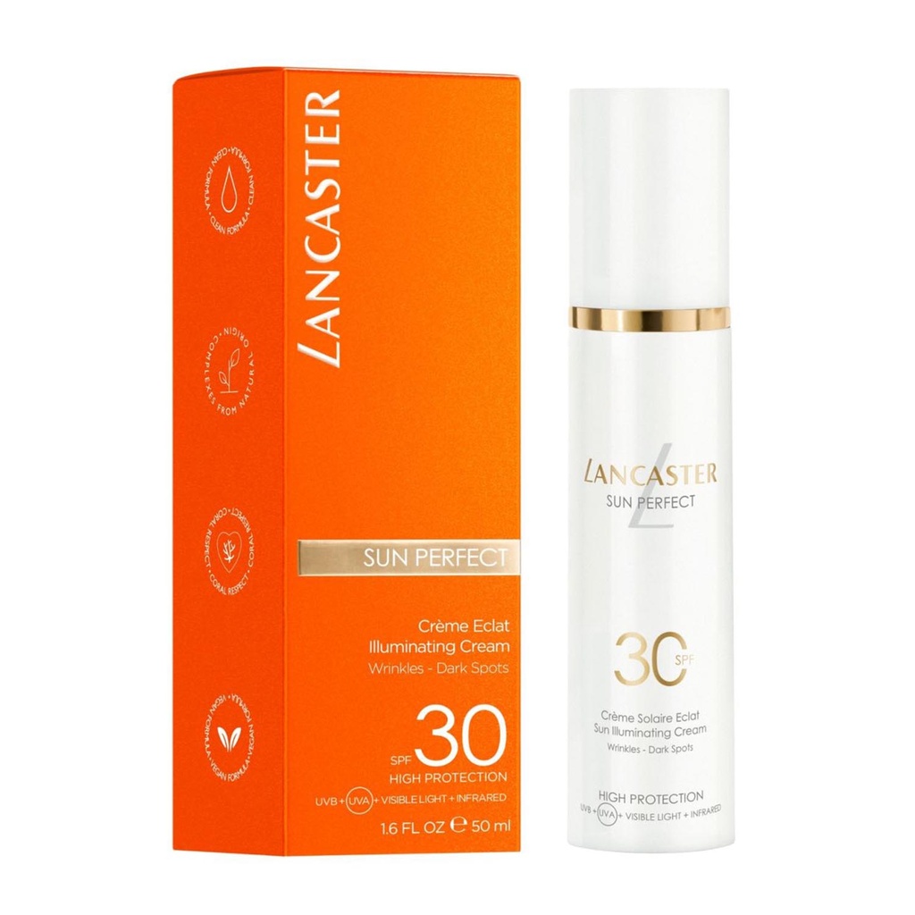 Lancaster Sun Perfect Krem rozświetlający Spf30 Ciemne plamy 50ml