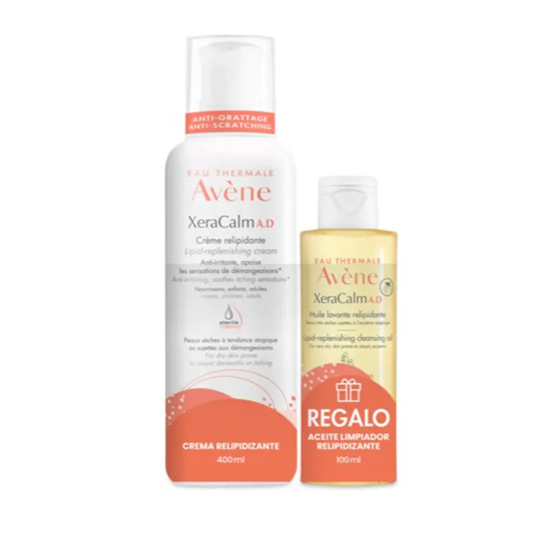 Avène Xeracalm AD Lipid-Replenishing Cream 400 ml sada 2 kusů