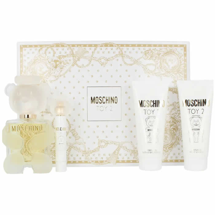 Moschino Toy 2 parfumska voda v spreju 100 ml, škatla 4 izdelki