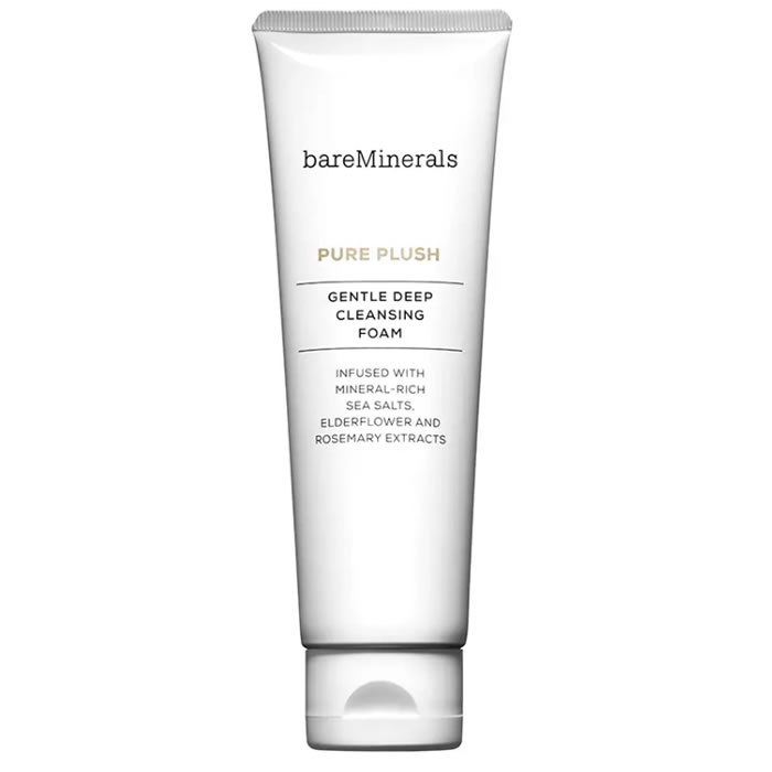 Espuma de limpeza profunda suave Bareminerals Pure Plush 120g