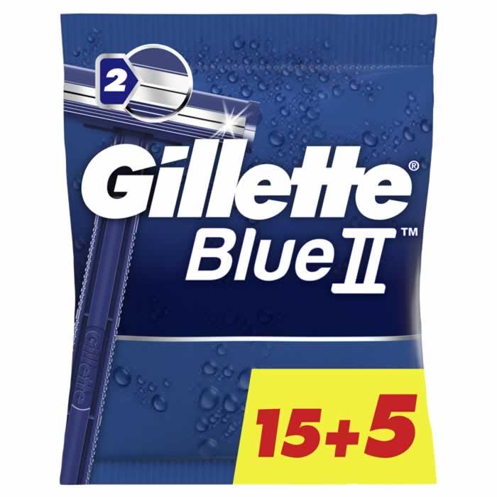 Gillette Blue II 15+5 единици 