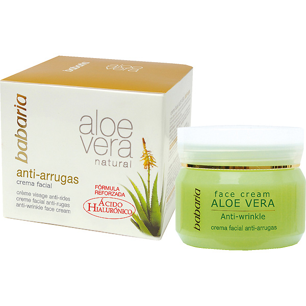 Babaria Naturalny Krem Przeciwzmarszczkowy Do Twarzy Aloe Vera 50ml