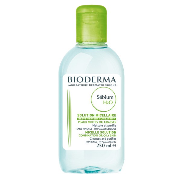 Bioderma Sebium H2o L Čisticí čistící micelární voda 250 ml