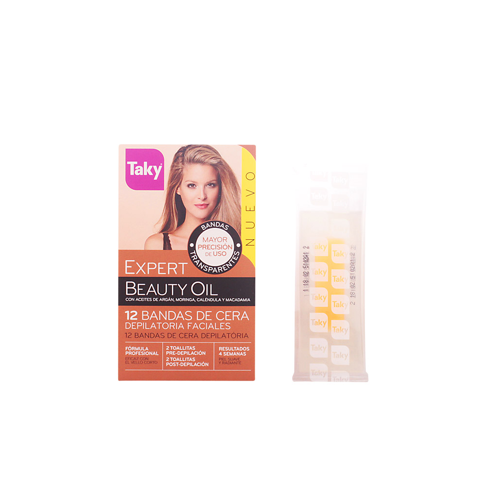 Депилиращи восъчни ленти за лице Taky Beauty Oil 12 uds