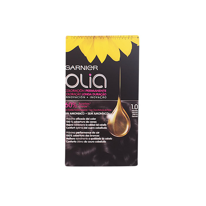 Garnier Olia Permanentna barva 1.0 Ebony Black
