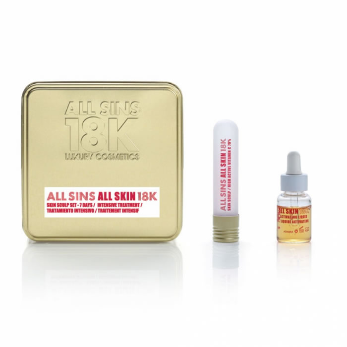 All Sins 18k All Skin Sculp 7 napos intenzív kezelő készlet 2 termékből