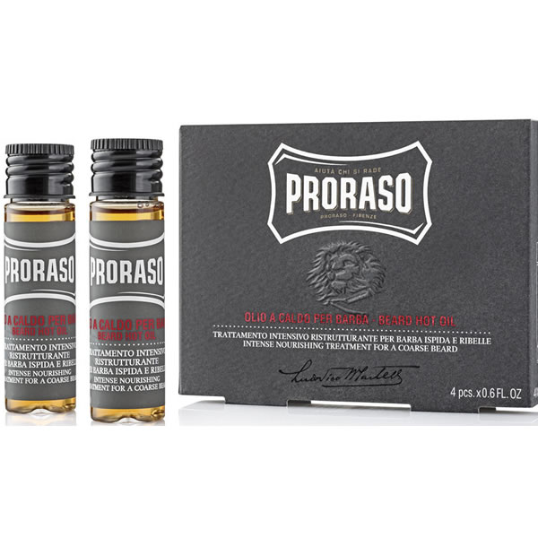 Proraso teplý olej na vousy 4x17ml