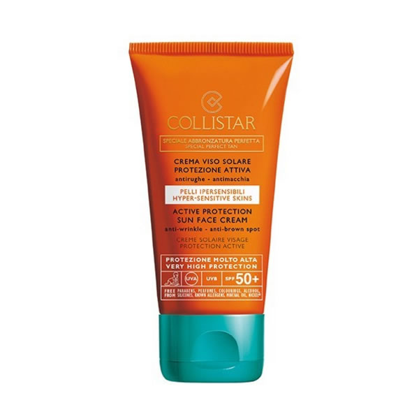 Collistar aktivna zaščita obraza pred soncem SPF50 50 ml